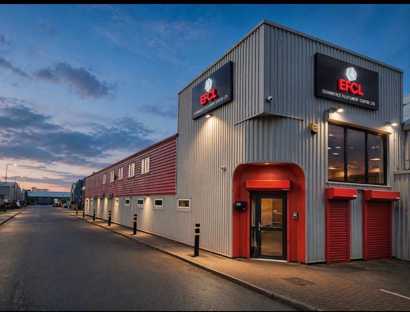 EFCL Manchester ecommerce fulfilment centre building
